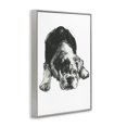 thumbnail image 4 of Stupell Industries Bulldog Drawing Portrait Animals & Insects Drawing Gray Framed Art Print Wall Art, 16 x 24, 4 of 10