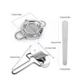 thumbnail image 2 of Dvkptbk Dumpling Mold Dumpling + Wire Handle Roller + Stuffing Spoon Stainless Steel Dumpling Set 3-Piece Set Home & Garden, 2 of 2