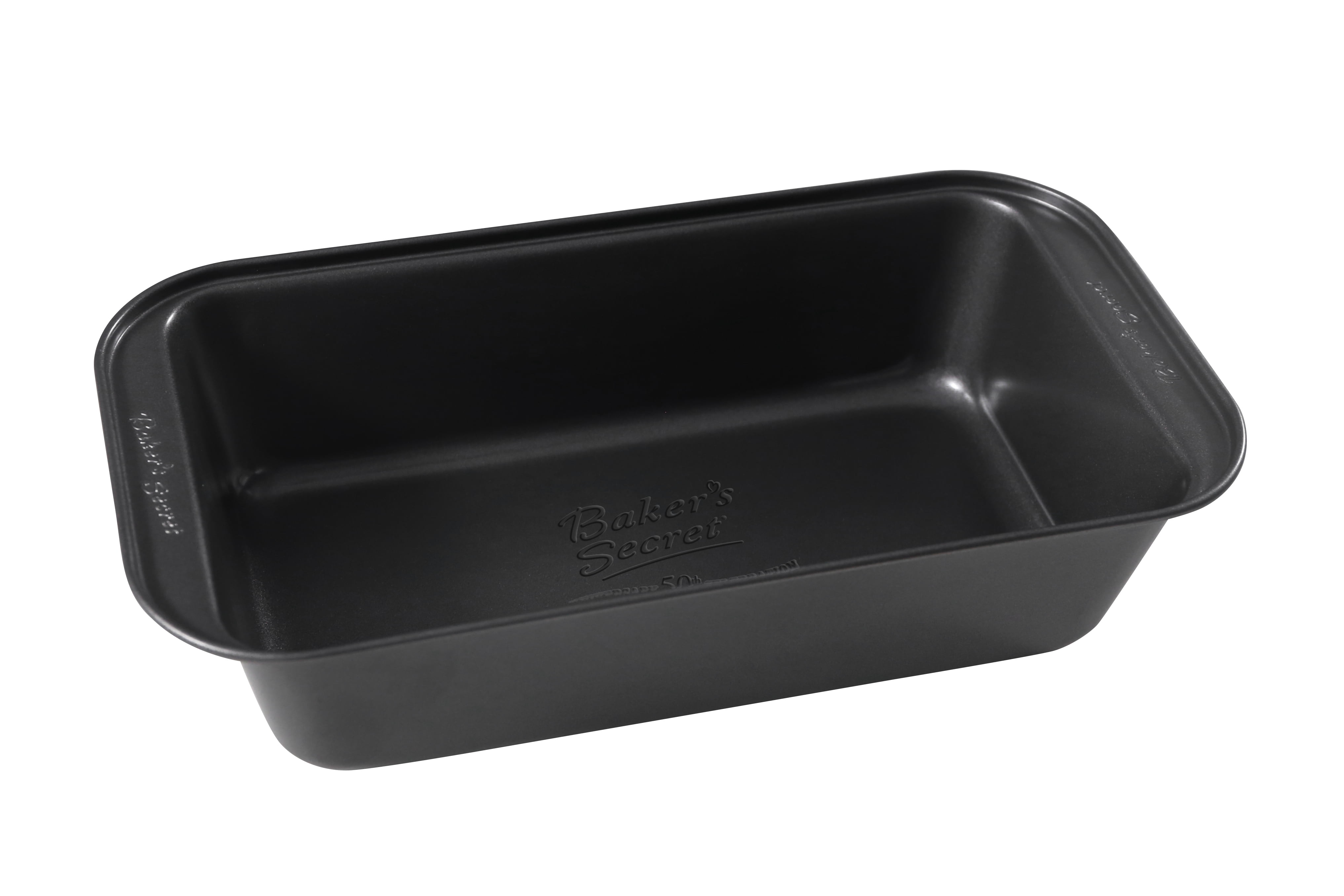 Baker's Secret Gray Nonstick Carbon Steel 5 x 9 Inch Loaf Pan