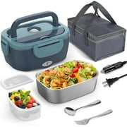 12V /24V /110V Stainless Steel Electric Heating Lunch Box for home Car Office School