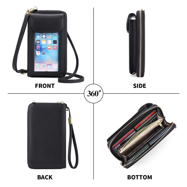 FALAN MULE Cell Phone Crossbody Wallet, RFID Blocking photo 5