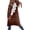 Brown-4, variant on Womens Puffer Vest Sleeveless Hooded Long Quilted Vests Zip Up Lightweight Puffy Winter Jackets Gilet with Pockets