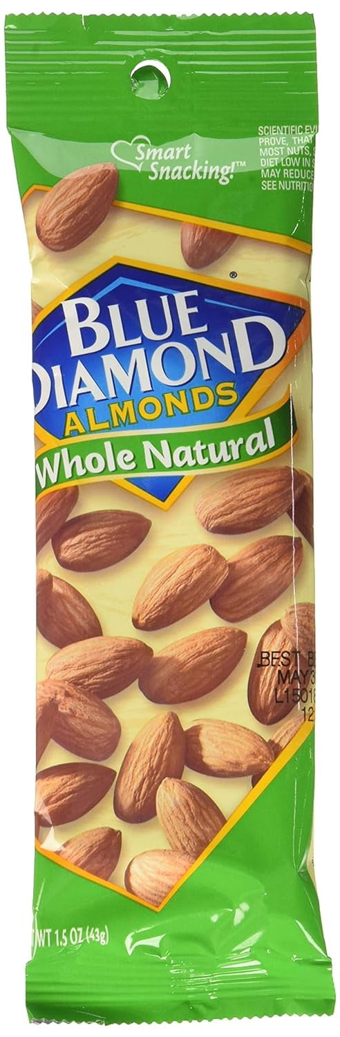 Blue Diamond Almond Variety, 6 Classic Flavors, 3 Bags each Flavor, 1.5 Ounce (Pack of 18)