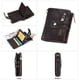 thumbnail image 4 of Cartera para hombre con cadena LIUYMXG de cuero genuino plegable con bloqueo RFID y bolsillo para monedas, 4 of 5