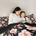 thumbnail image 5 of Feelyou Vintage Western Floral Queen Comforter Set, Rustic Farmhouse Bedding Sets, Teen Child Kid Adult Reversible Bedding Comforter Set, Ultra Soft Home Decor, 3pcs, 5 of 8