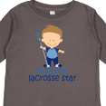 thumbnail image 4 of Inktastic Future Lacrosse Star Boy Boys Long Sleeve Toddler T-Shirt, 4 of 5