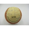 thumbnail image 5 of Ernie Banks Signed Heavily Inscribed Career STAT Baseball Reggie Jackson COA, 5 of 11