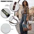 thumbnail image 5 of ZUXONGSY American Flag Cow Skull Print Tote Bag for Women Travel Tote Handbag Top Zipper Shoulder Purse Large Capacity Pu Leather Commuter Bags, 5 of 6