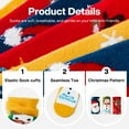thumbnail image 5 of Actgleam Toddler Girls Boys Christmas Socks 6 Pairs Colorful Warm Stockings Christmas Gift Cute Holiday Socks,1-3T, 5 of 10