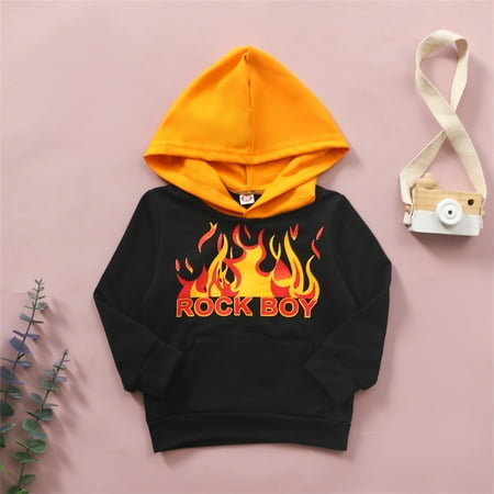 

Hunpta Toddler Infant Baby Boys Girls Letters Prints Long Sleeves Soft Fleece Sweatershirt Tops Costumes