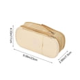 thumbnail image 3 of Yhmxh Pencil Case Large Capacity Pencil Pouch Holder, Box Multi-Compartment Marker Storage Bag Desk Organizer, Portable Stationery Organizer for Office Supplies Travel Organizers College, 3 of 6