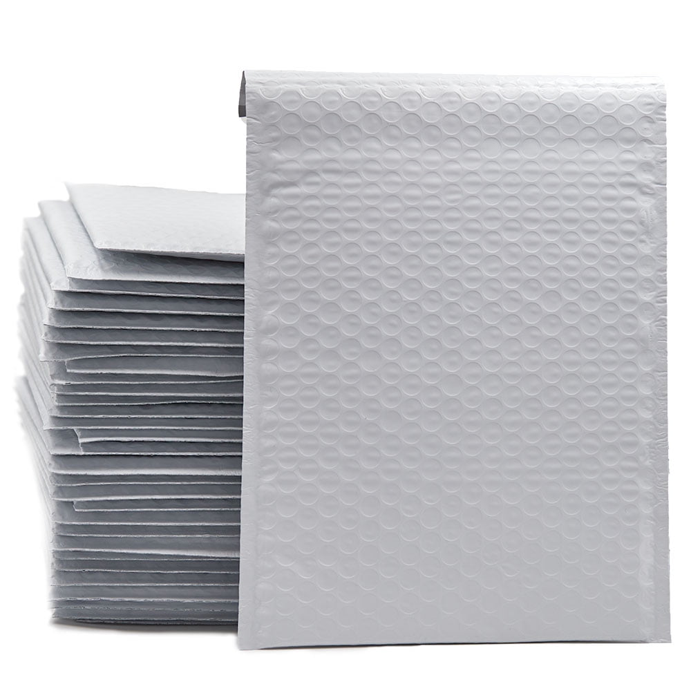 30pcs Poly Bubble Mailer 6x10 Inch Self Seal Padded Envelopes (Gray