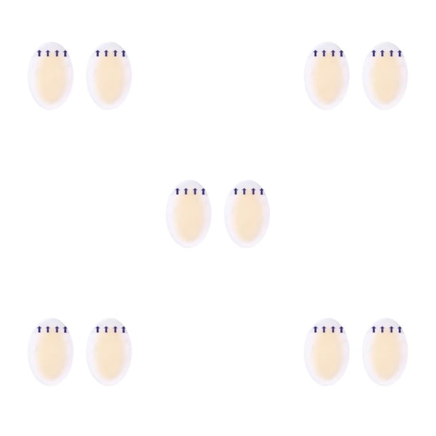 Minnieouse Almohadillas protectoras de Gel para talón, 2 uds., pegatinas para zapatos, cojines protectores, cintas, parches de blíster para Type2 NO2