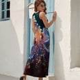 thumbnail image 6 of Octopus in The Mysterious Ocean Sleeveless Dress Female Clothing Dress Women Summer 2025 Dress, 6 of 6