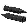 thumbnail image 6 of 1" Spike Black Handle Bar Hand Grips For Harley Sportster Dyna Softail Toruing, 6 of 9