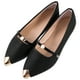 thumbnail image 1 of 1 par de zapatos planos puntiagudos de verano color piel, elegantes, antideslizantes, con perlas, para mujer soltera, 1 of 5