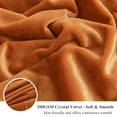 thumbnail image 6 of XeGe Fluffy Faux Fur Body Pillow Cover, Shaggy Plush Long 20x54 Bed Pillow Case with Zipper Closure, Soft Decorative Furry Fuzzy Body Pillowcase, 20" x 54", Burnt Orange, 6 of 7