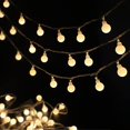 thumbnail image 5 of Guirnalda De Luz Esférica, 3m 20 Pequeñas Bolas Led, Decoración Interior Y Exterior, Funciona con Pilas, 5 of 5