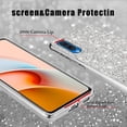 thumbnail image 5 of Compatible with Samsung Galaxy A50 Case, Glitter Sparkly Samsung Galaxy A50 Phone Case with Slim Silicone Shockproof Protective Bumper Cover for Cute Girls Women (Silver), 5 of 14