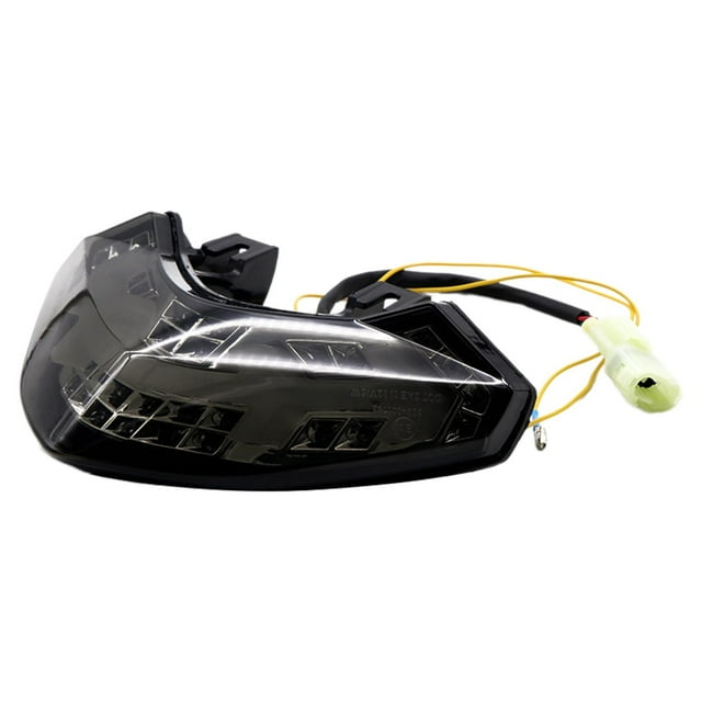 koolsoo Motorcycle Taillight for Multistrada 1200 2010-2014, Accessories Black Shell