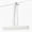 White, variant on Shower Squeegee for Glass Doors, One-Piece Silicone Wiper with Built-in Hook, Streak-Free Cleaning Tool for Bathroom, Window, Mirror, Tile Wall, Car, 8.3-Inch White