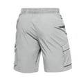 thumbnail image 5 of Men's Hiking Cargo Shorts 10" with Zipper Pockets Quick Dry Casual Stretch Golf Work Short Outdoor Summer Gray XL, 5 of 5
