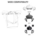 thumbnail image 2 of Geekria VR Wall Mount Stand Compatible with Meta/Oculus Quest Pro/Quest 2/Valve Index/HTC Vive/Playstation VR Game Accessories Storage Stand Holder Hook VR Headset (White), 2 of 6
