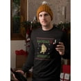 thumbnail image 2 of Christmas Gives Me Amxiety Sweatshirt Men -Smartprints Designs, Male 4X-Large, 2 of 4