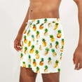 thumbnail image 4 of guisaled Swim Trunks Hawaiian Swim Shorts Men Drawstring Waisted Quick Dry Swim Trunks 7 Inch Inseam Lightweight Vacation Holiday Beach Shorts, 4 of 6