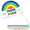 Big Dot of Happiness Love is Love - LGBTQIA+ Pride - Shaped Thank You Cards - Rainbow Party Thank You Note Cards with Envelopes - Set of 12