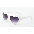 thumbnail image 2 of 3 Pairs Newbee Fashion- Girls Heart Sunglasses with Bow Cute Heart Shaped Sunglasses for Girls Fashion Sunglasses UV Protection w/Carrying Pouch, 2 of 4