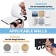 thumbnail image 3 of Porta llaves montado en la pared premium con 6 ganchos, fácil de instalar, organiza tu, 3 of 10