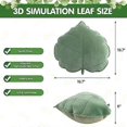 thumbnail image 5 of Decorative Leaf Pillows, Green Leaf Shaped Decorative Pillows, Floor Cushion, 5 of 5