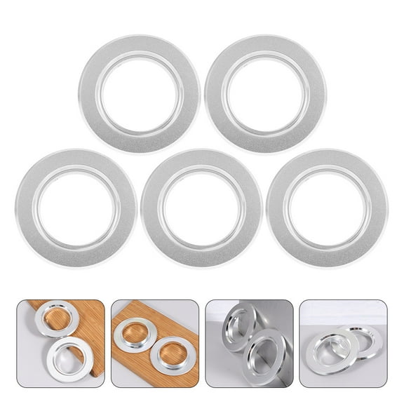 Nicehomfit 5Pcs Breeding Box Protective Ring Anti-bite Rings Metal Assorted Color Practical Design for Pet Birds Store