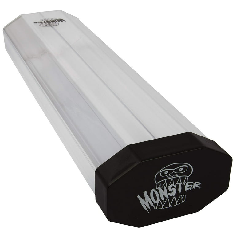 Monster Protectors Dual Playmat Tube Prism-Shaped Play Mat Case Holds Two  Playmats at Once - Won't Roll Off Surface and Easy in and Out Design w  Secure Lid 