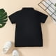 thumbnail image 3 of Gibobby Camisas Para Niños Elegantes Camisa para niños pequeños Manga corta Color sólido Bolsillo Niños Niñas Camisa Tops Outwear Moda(Negro, 5-6 Años), 3 of 5