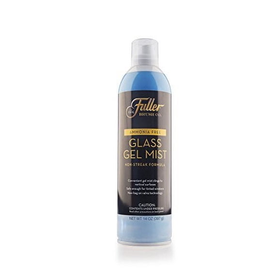 Fuller Brush Glass Gel Mist Spray – 14 oz Glass Cleaner for Windows, Mirrors and Plexiglass – Streak-Free Formula Safe for Tinted & Vertical Surfaces (Pack of 1)