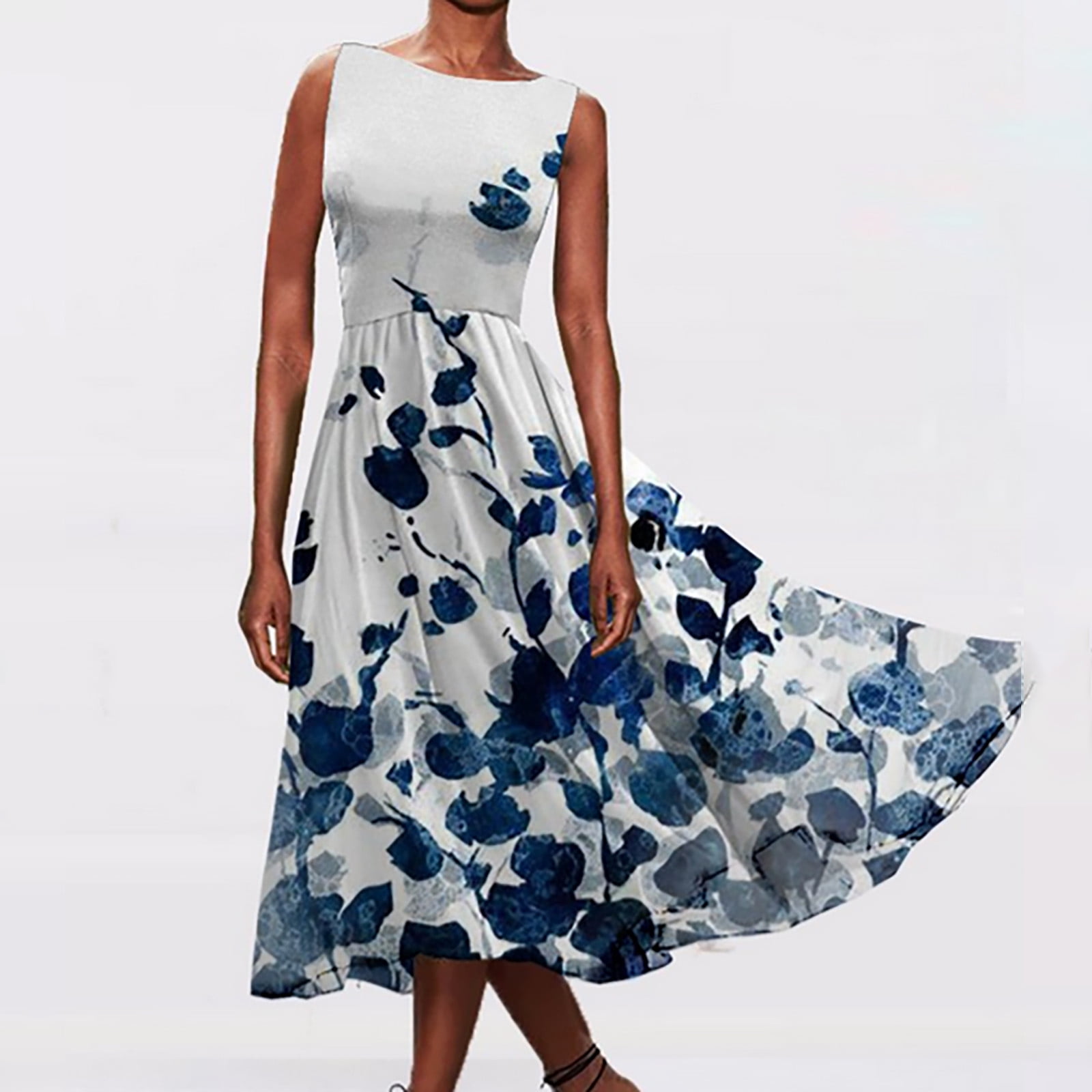 VKEKIEO Wedding Guest Dresses for Women,Sleeveless Party Dress,for