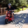 thumbnail image 2 of 99cc 4-Stroke Gas Powered Mini Bike for Teens Ages 13+, Up to 28 MPH, Pull Start, Automatic Clutch, Rear Disc Brake, 145/70-6 Street Tires, 220 lb Capacity, 2 of 8