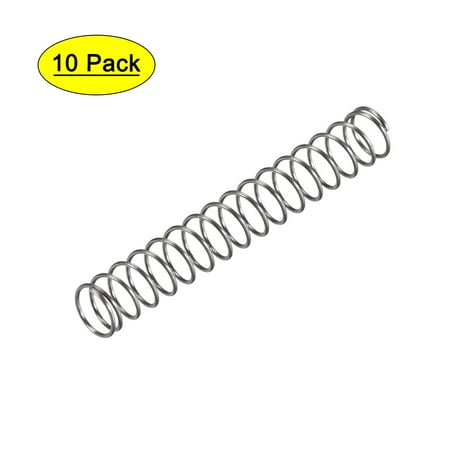 

Uxcell Spring Steel Compression Spring 8N Load Capacity 10pcs 1.57inch Height