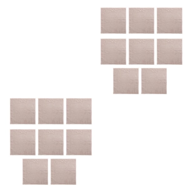Naiovety 8 Uds. Toallitas toalla paño de limpieza Waffle multiusos restaurante barra absorbente de agua accesorios para máquina de café Rosa 30*30cm 2piezas
