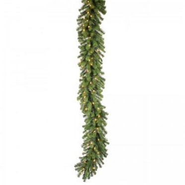 9 ft. Douglas Fir Swag Garland with 350 Tips & 100 Warm White Mini LED Light
