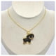 thumbnail image 3 of Colgantes con Dije Rottweiler DogNeck15 1Pza Rottweiler Negro Metal Cadena y Dije High Monaco, 3 of 4