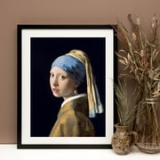 Girl with A Pearl Earring by Johannes Vermeer Feminist art Girl art Portrait Ver