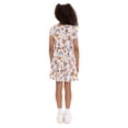 thumbnail image 5 of Stitch Girls Print Skater Dress with Short Sleeves, Sizes 4-12, 5 of 7