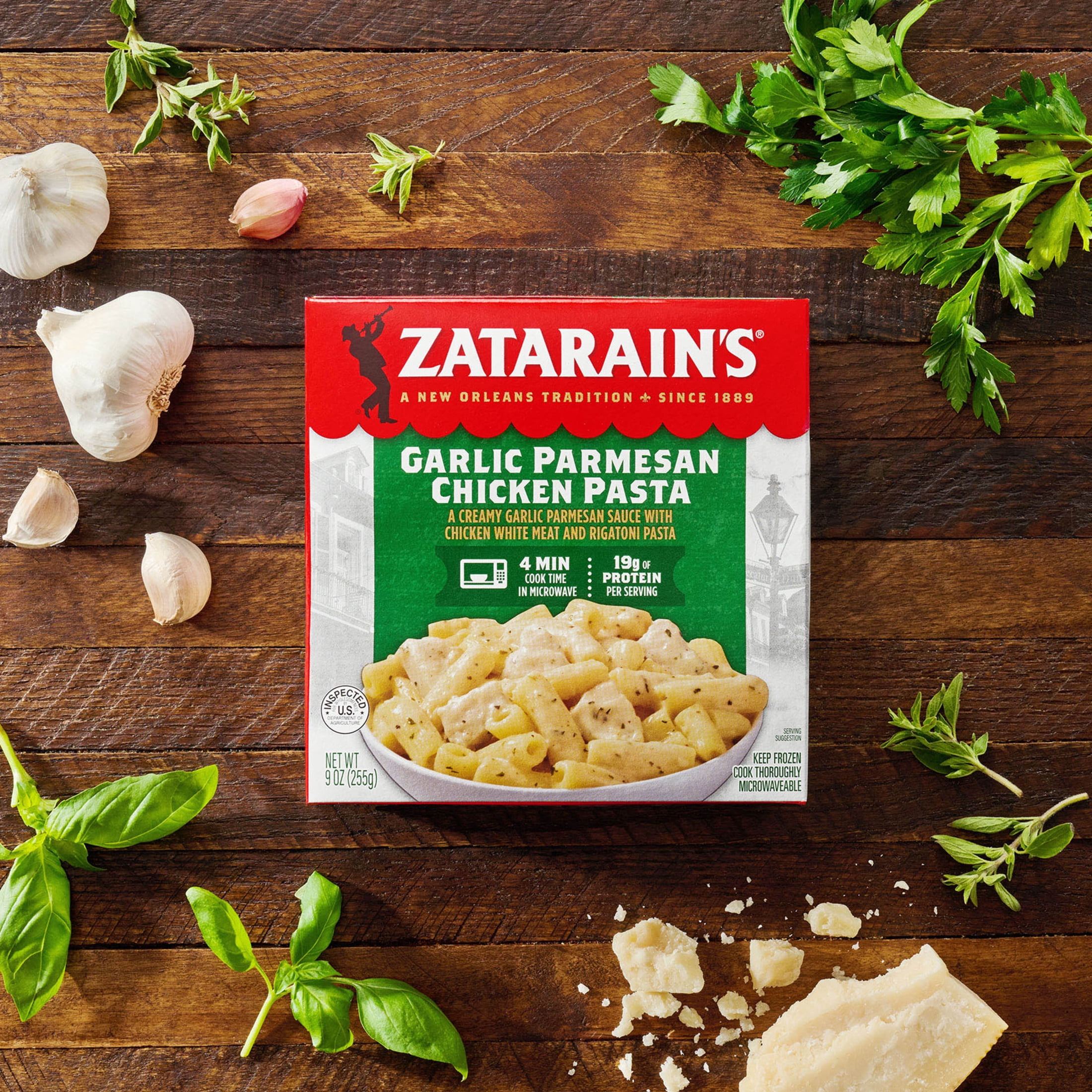 Zatarain's Garlic Parmesan Chicken Pasta, 9.0 oz Cup