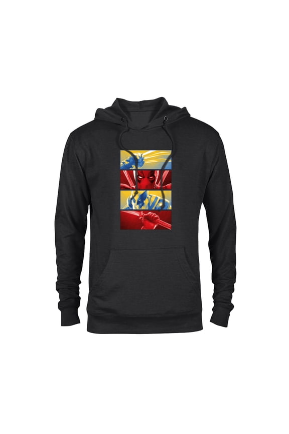 Studios Deadpool & Wolverine Face-Off Claws vs Katana - Pullover Hoodie for Adults - Customized-Black