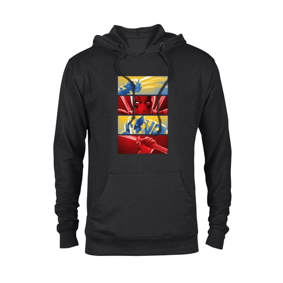 Marvel Studios Deadpool & Wolverine Face-Off Claws vs Katana - Pullover Hoodie for Adults - Customized-Black