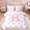 Pink B, variant on Erosebridal Pink Bow Heart Letter G Bedding Comforter Set, Cartoon Love Heart Queen Bedding Sets for Girls, Pink Reversible, 7pcs