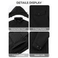thumbnail image 2 of Wantdo Men's Winter Coat Padded Winter Jacket Insulated Parka Jacket with Hood Black L, 2 of 9